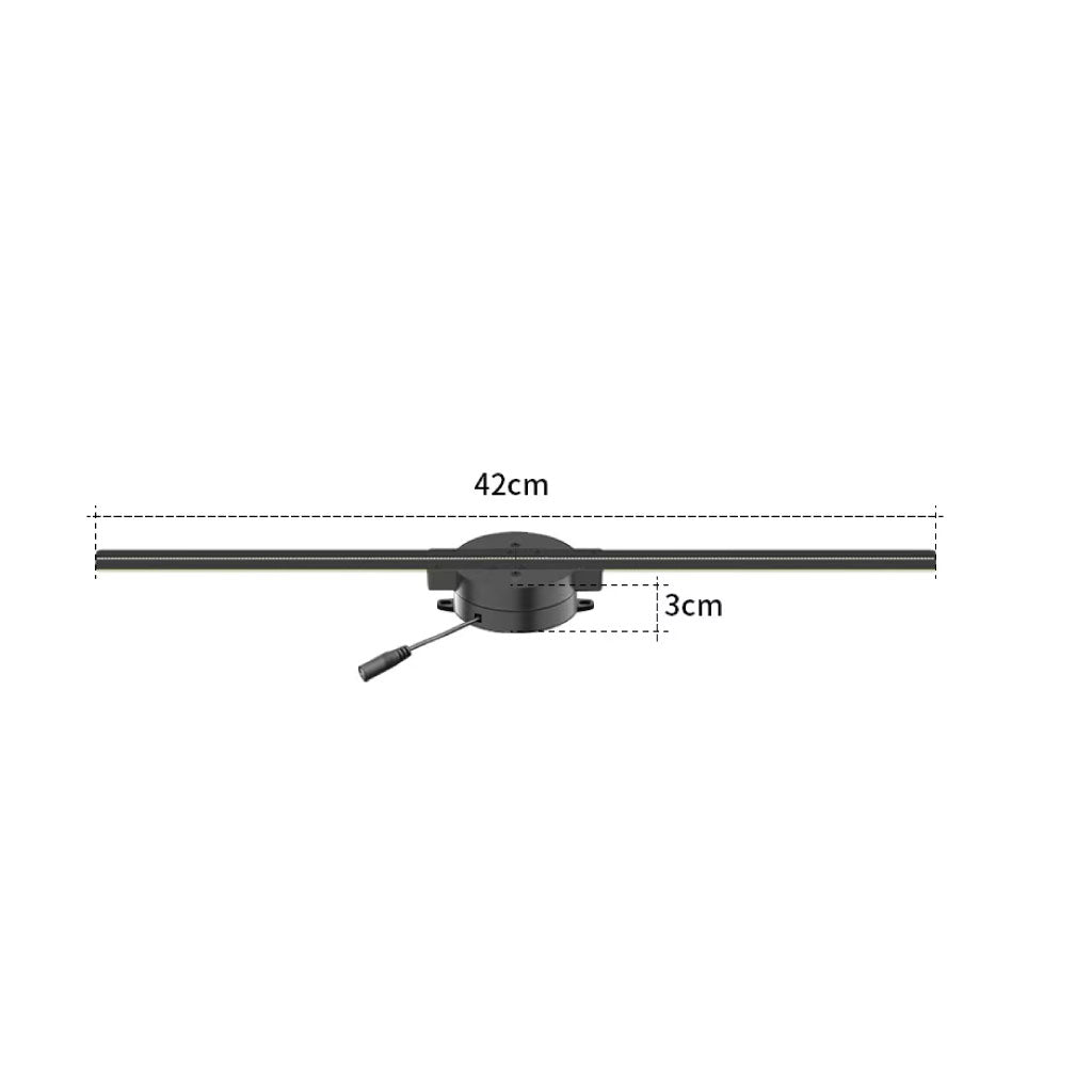 Ventilateur Holographique 3D