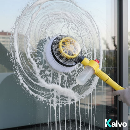 Brosse de Lavage Multifonction à Jet d’Eau