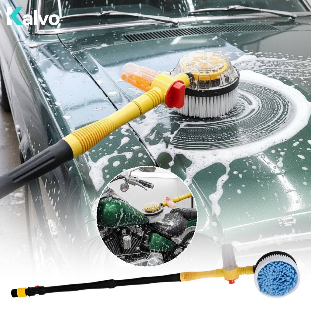 Brosse de Lavage Multifonction à Jet d’Eau